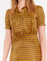 1qty RELIQUAT 120€ 100%  / Robe cintrée Angèle en soie mélangée - Bellegarde