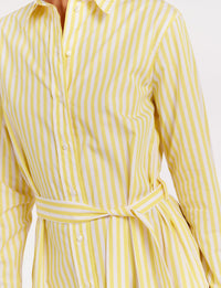 11qty RELIQUAT 75€ 0%  / Robe chemise Amour - White Yellow