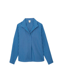 11qty RELIQUAT 80€ 6,3%  / Chemise oversize Noa en lin - Blue
