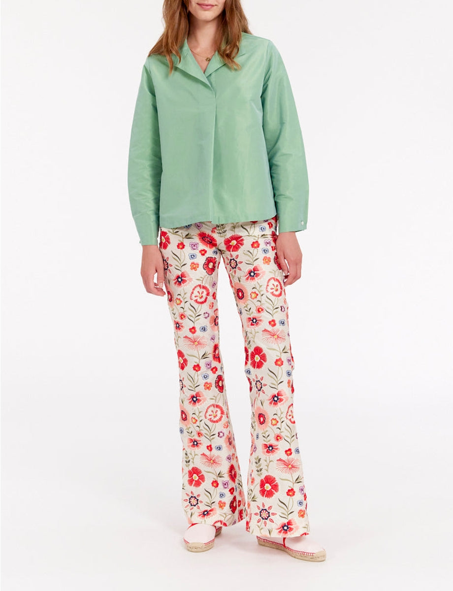 3qty RELIQUAT 80€ 0%  / Chemise oversize Noa - Green