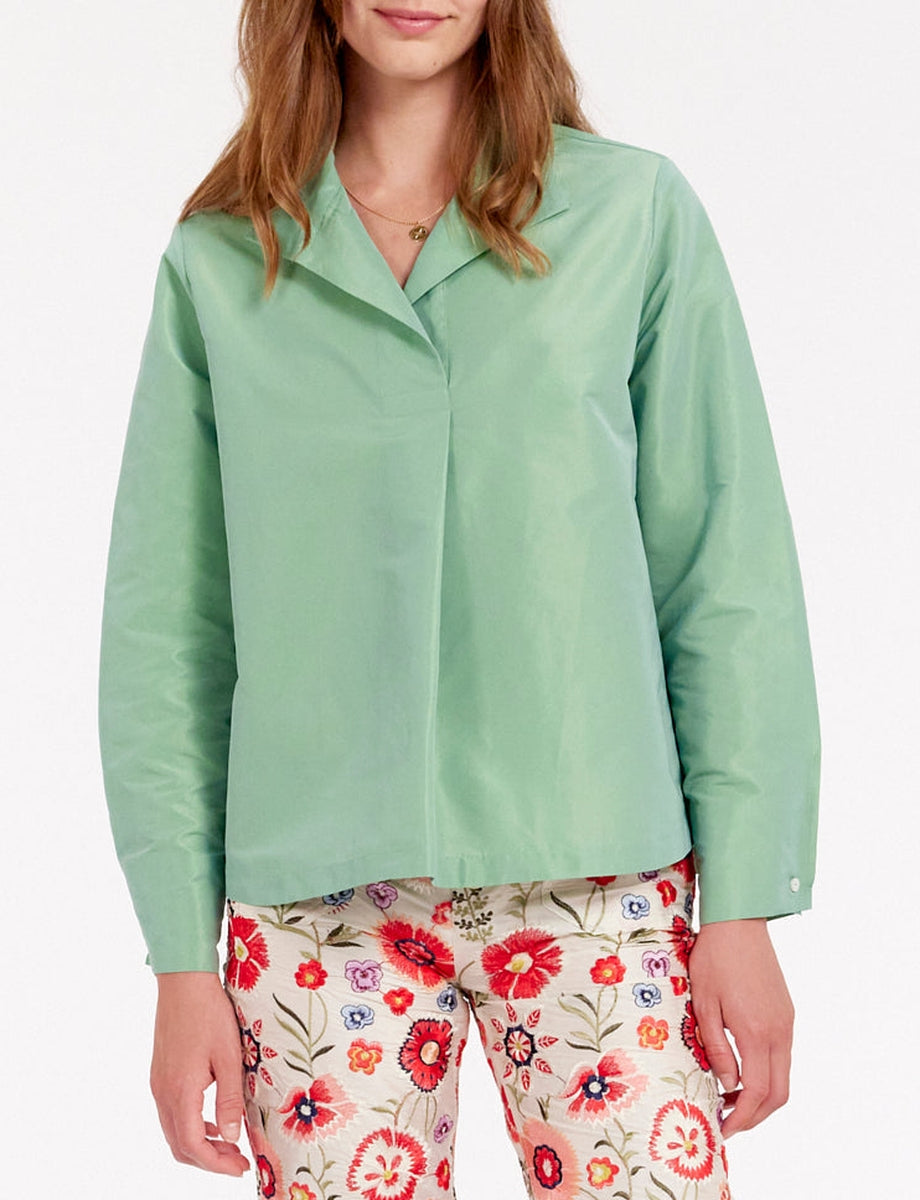 3qty RELIQUAT 80€ 0%  / Chemise oversize Noa - Green