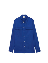 12qty RELIQUAT 80€ 0%  / Surchemise Chandler à poches - Blue