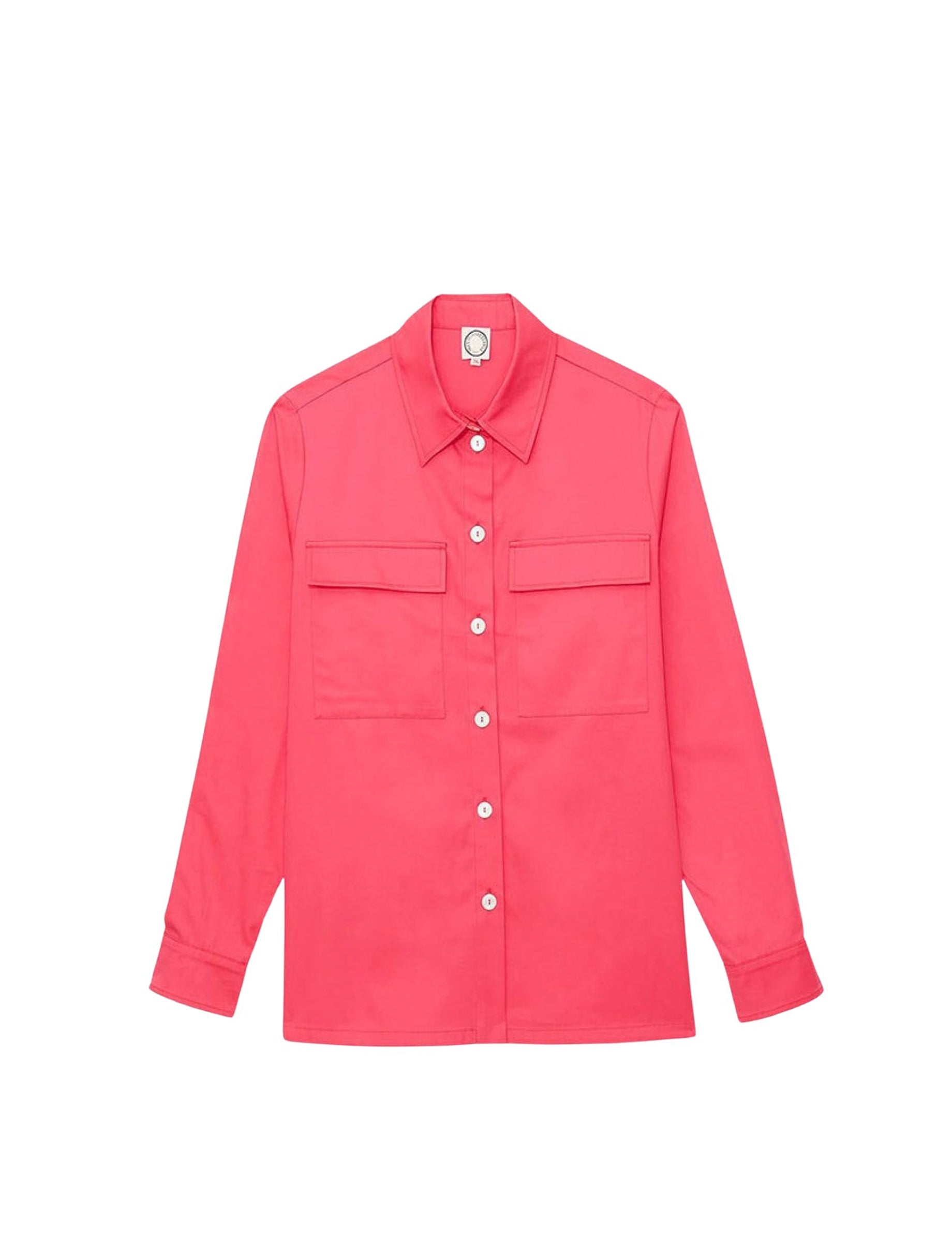 11qty RELIQUAT 80€ 0%  / Surchemise Chandler à poches - Pink