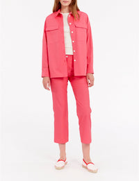 11qty RELIQUAT 80€ 0%  / Surchemise Chandler à poches - Pink