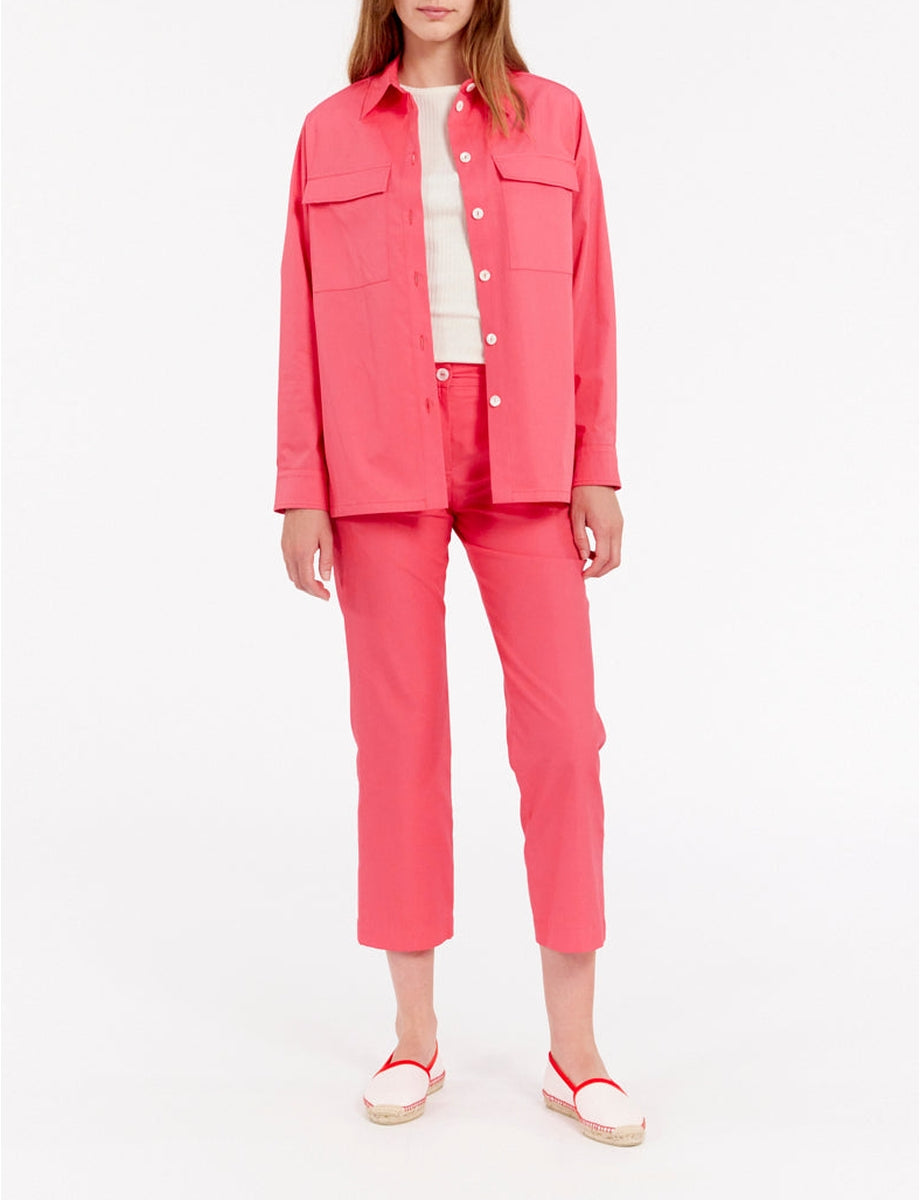 11qty RELIQUAT 80€ 0%  / Surchemise Chandler à poches - Pink