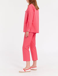11qty RELIQUAT 80€ 0%  / Surchemise Chandler à poches - Pink
