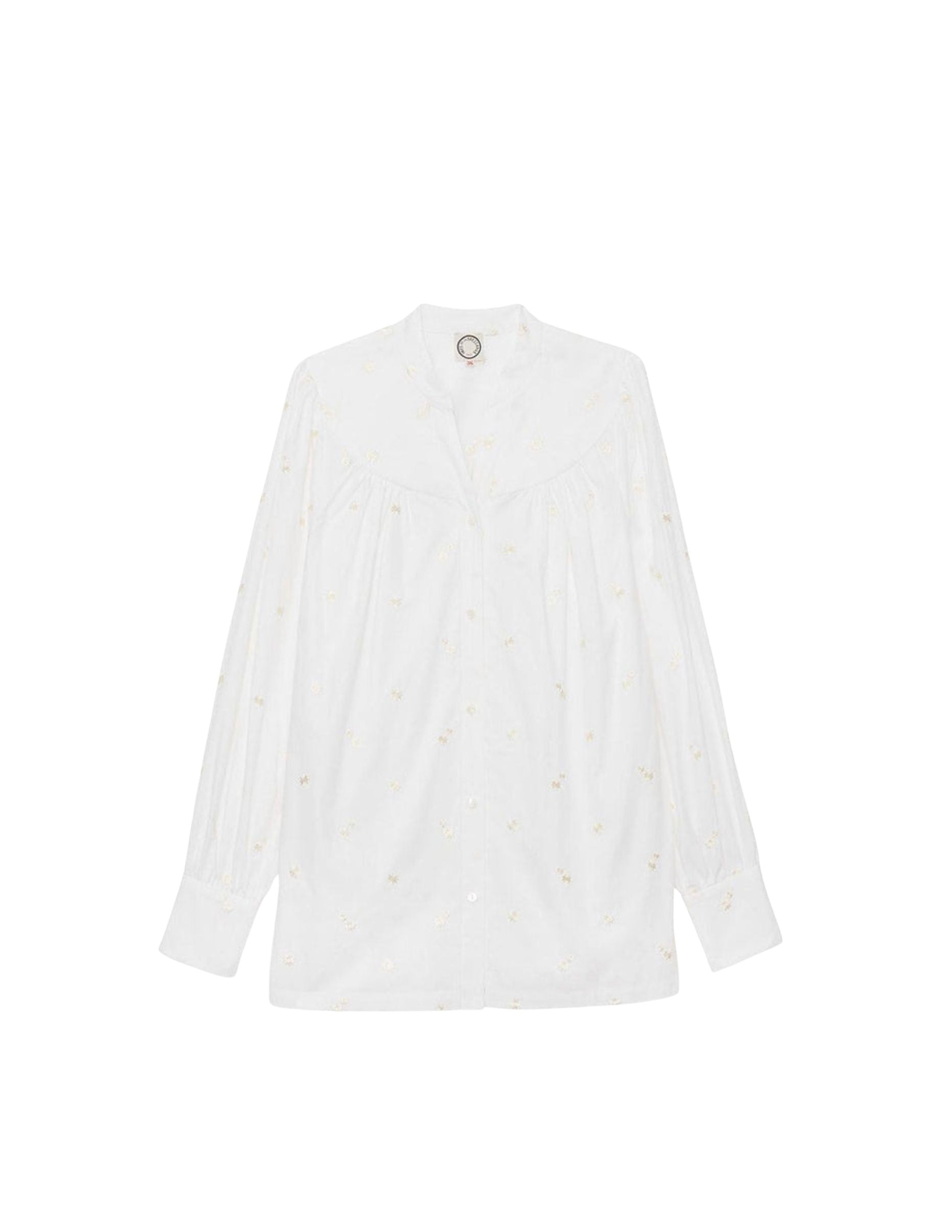 15qty RELIQUAT 95€ 0%  / Chemise plissée Ornella - White
