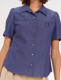 3qty RELIQUAT 65€ 0%  / Chemise droite Constance - Blue Denim