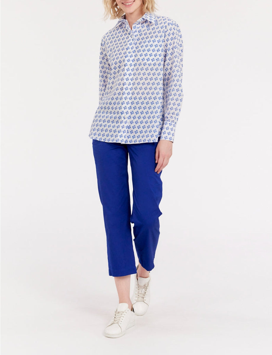 6qty RELIQUAT 80€ 0%  / Chemise droite Maureen - Indian Blue