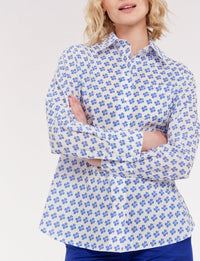 6qty RELIQUAT 80€ 0%  / Chemise droite Maureen - Indian Blue