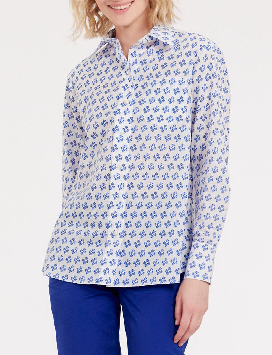 6qty RELIQUAT 80€ 0%  / Chemise droite Maureen - Indian Blue