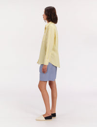 10qty RELIQUAT 50€ 6,7%  / Chemise droite Maureen - White Yellow