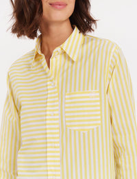 10qty RELIQUAT 50€ 6,7%  / Chemise droite Maureen - White Yellow