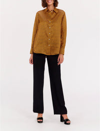 11qty RELIQUAT 95€ 20%  / Chemise droite Maureen en soie mélangée - Bellegarde