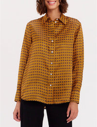 11qty RELIQUAT 95€ 20%  / Chemise droite Maureen en soie mélangée - Bellegarde