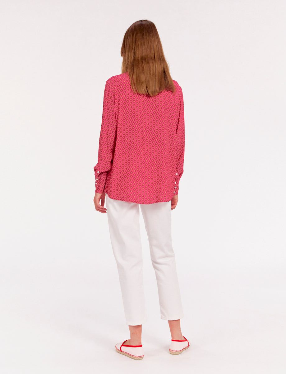 2qty RELIQUAT 80€ 33,3%  / Chemise droite Maureen - Menton Pink