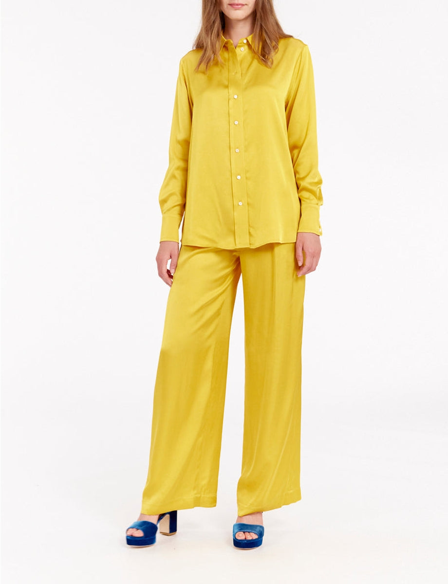 23qty RELIQUAT 80€ 10,3%  / Chemise droite Maureen - Ocre
