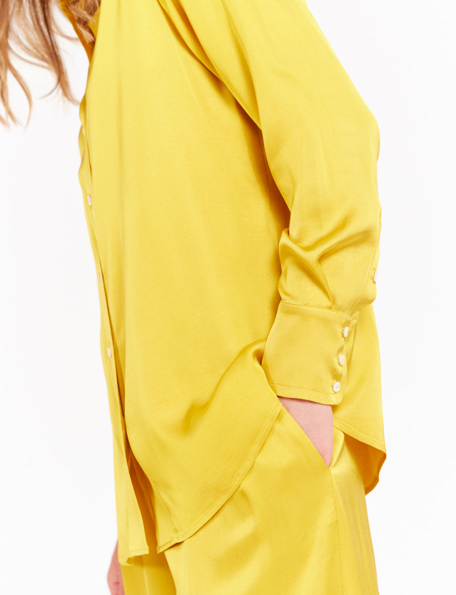23qty RELIQUAT 80€ 10,3%  / Chemise droite Maureen - Ocre