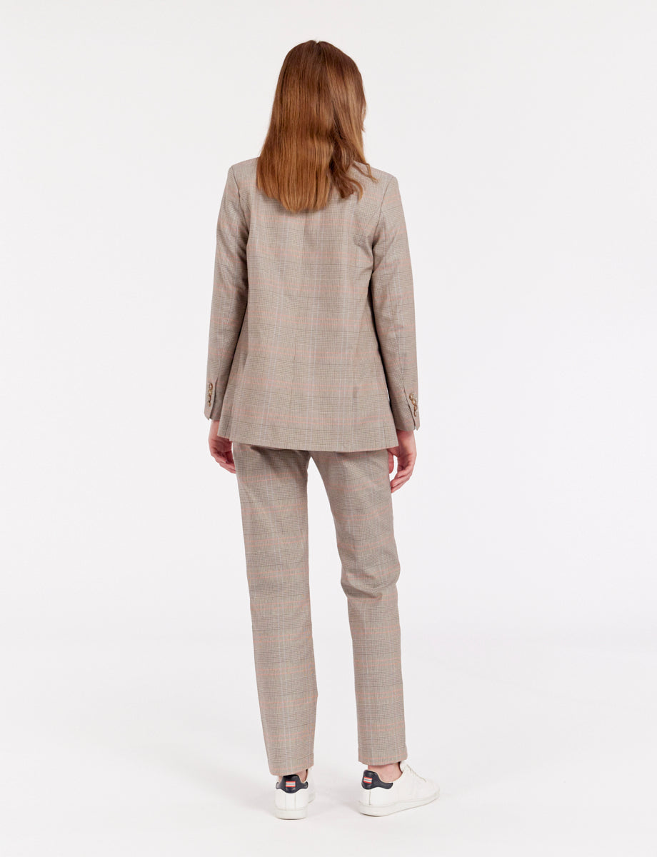 9qty RELIQUAT 120€ 25%  / Blazer Bruna ajustée - Brown Red