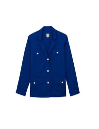 6qty RELIQUAT 90€ 9,1%  / Blazer Flipper saharienne - Blue
