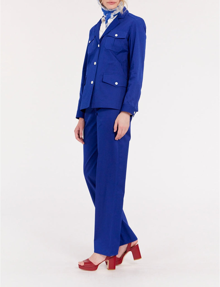 6qty RELIQUAT 90€ 9,1%  / Blazer Flipper saharienne - Blue