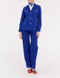 6qty RELIQUAT 90€ 9,1%  / Blazer Flipper saharienne - Blue