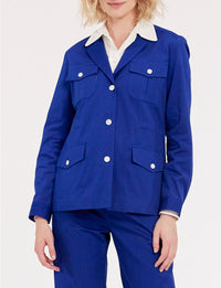6qty RELIQUAT 90€ 9,1%  / Blazer Flipper saharienne - Blue
