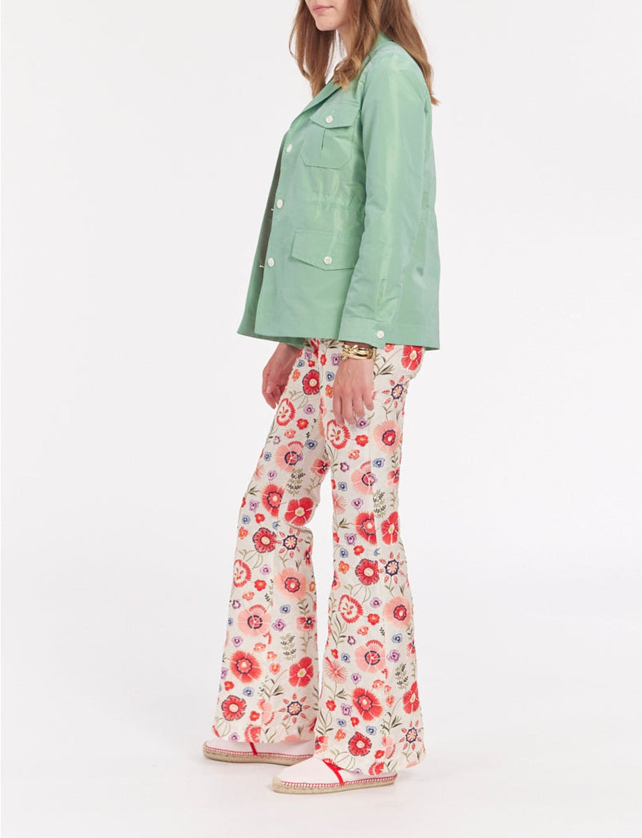 9qty RELIQUAT 90€ 0%  / Veste Flipper saharienne - Green