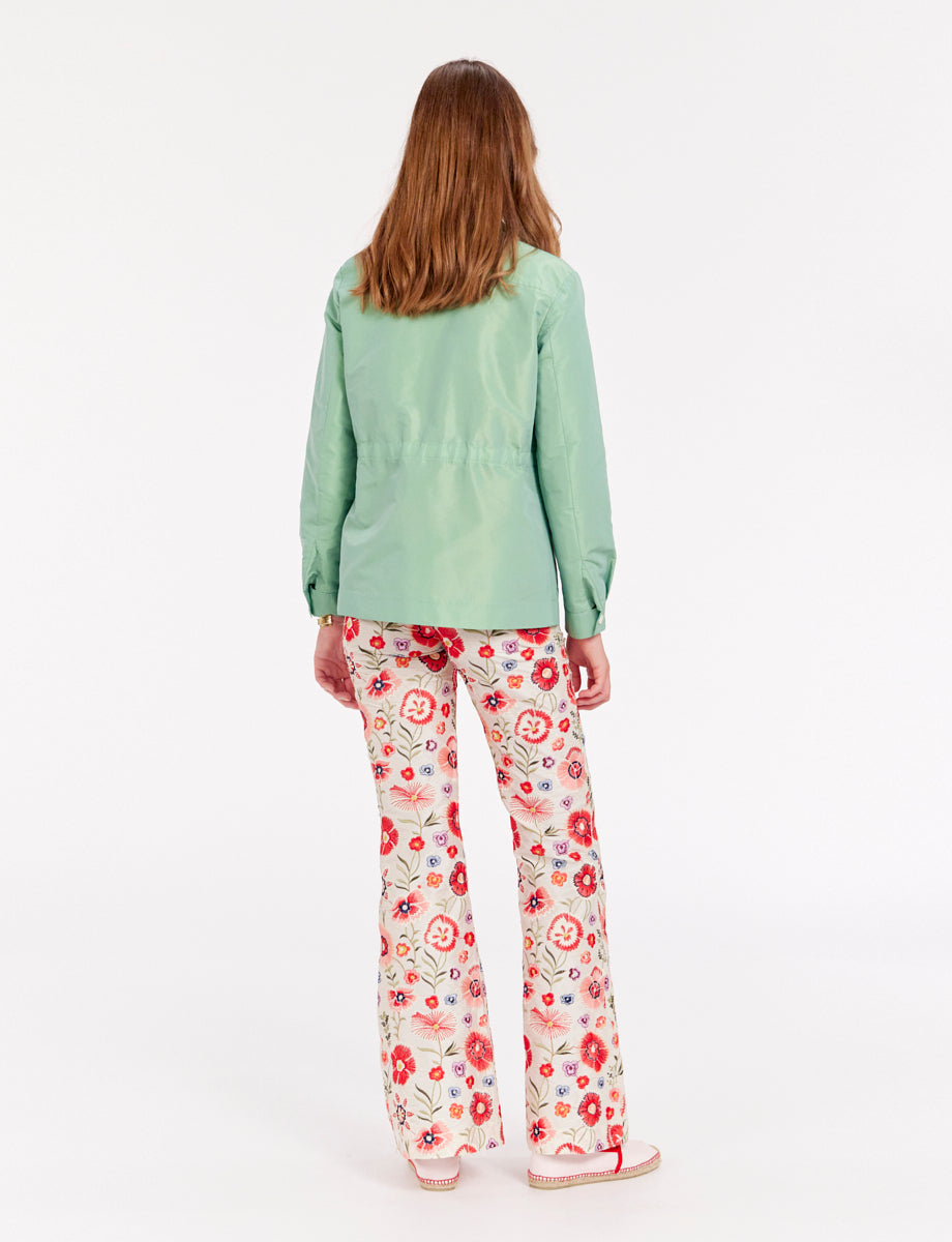 9qty RELIQUAT 90€ 0%  / Veste Flipper saharienne - Green