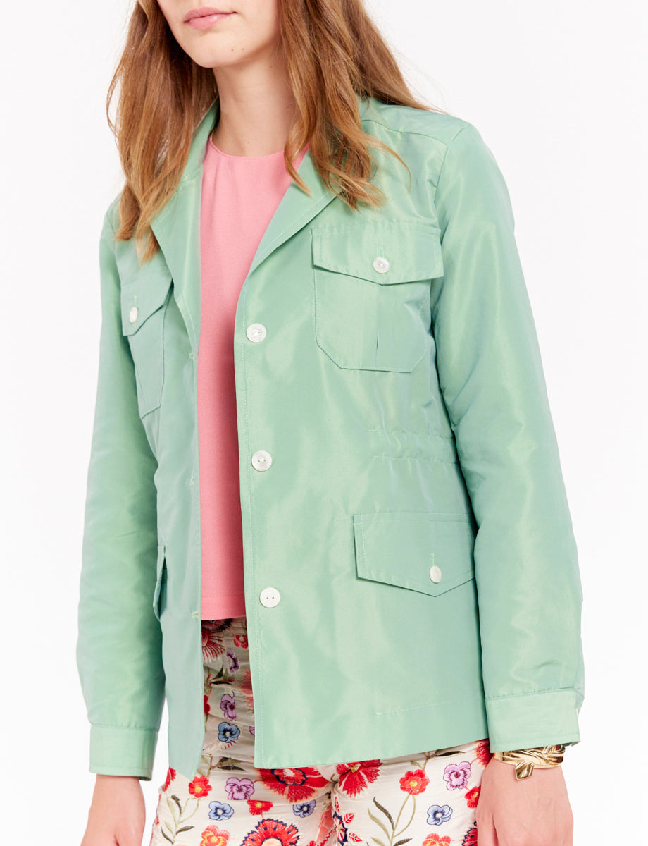 9qty RELIQUAT 90€ 0%  / Veste Flipper saharienne - Green
