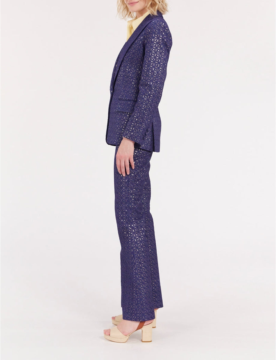 9qty RELIQUAT 120€ 7,7%  / Blazer Colombe cintrée - Blue Navy