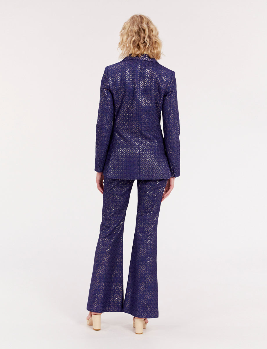 9qty RELIQUAT 120€ 7,7%  / Blazer Colombe cintrée - Blue Navy