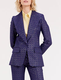9qty RELIQUAT 120€ 7,7%  / Blazer Colombe cintrée - Blue Navy