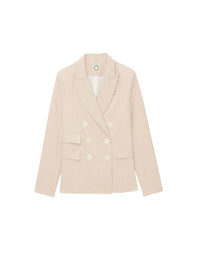 20qty RELIQUAT 120€ 4,2%  / Blazer Maurice à rayures - Ecru Peach