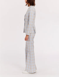 25qty RELIQUAT 120€ 14,3%  / Blazer boutonné Maurice - Blue Orange