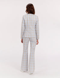 25qty RELIQUAT 120€ 14,3%  / Blazer boutonné Maurice - Blue Orange