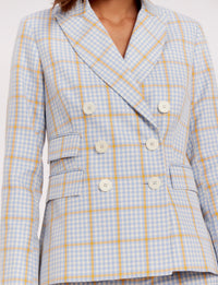 25qty RELIQUAT 120€ 14,3%  / Blazer boutonné Maurice - Blue Orange