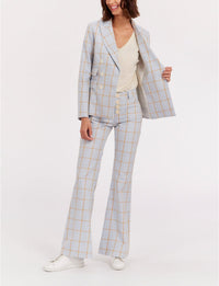 25qty RELIQUAT 120€ 14,3%  / Blazer boutonné Maurice - Blue Orange
