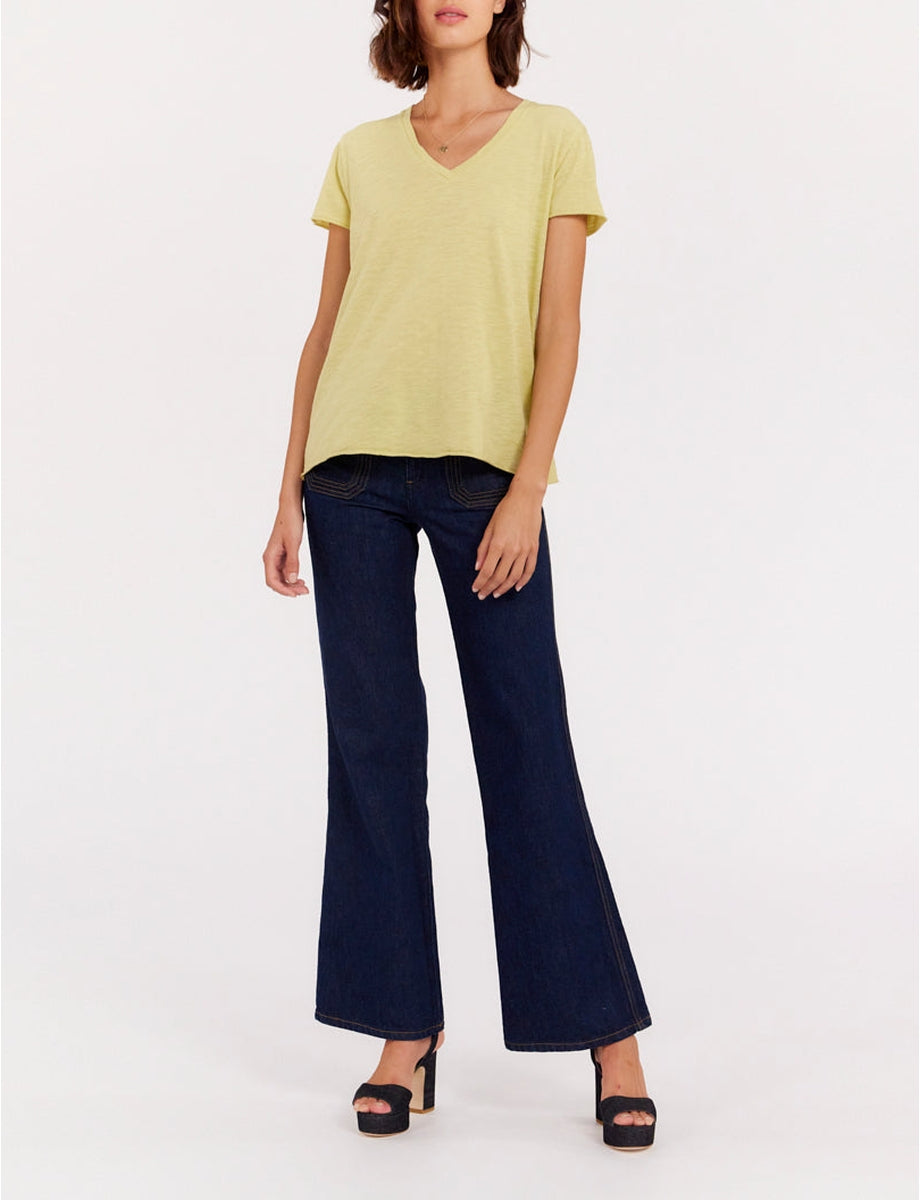 45qty RELIQUAT 20€ 4,1%  / T-shirt col V Katalina - Straw
