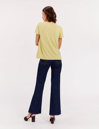 45qty RELIQUAT 20€ 4,1%  / T-shirt col V Katalina - Straw