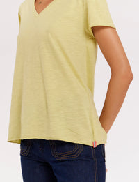 45qty RELIQUAT 20€ 4,1%  / T-shirt col V Katalina - Straw