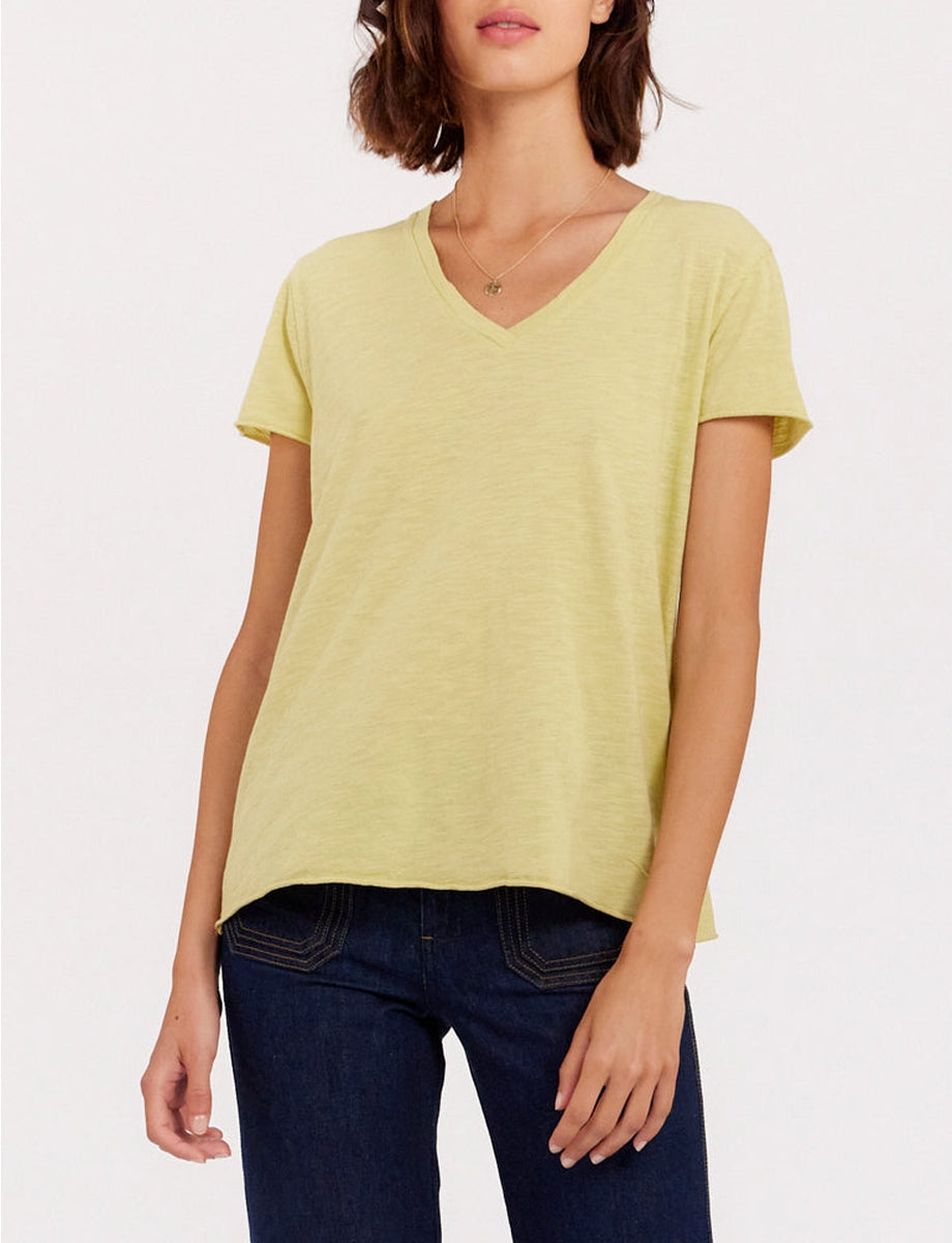 45qty RELIQUAT 20€ 4,1%  / T-shirt col V Katalina - Straw