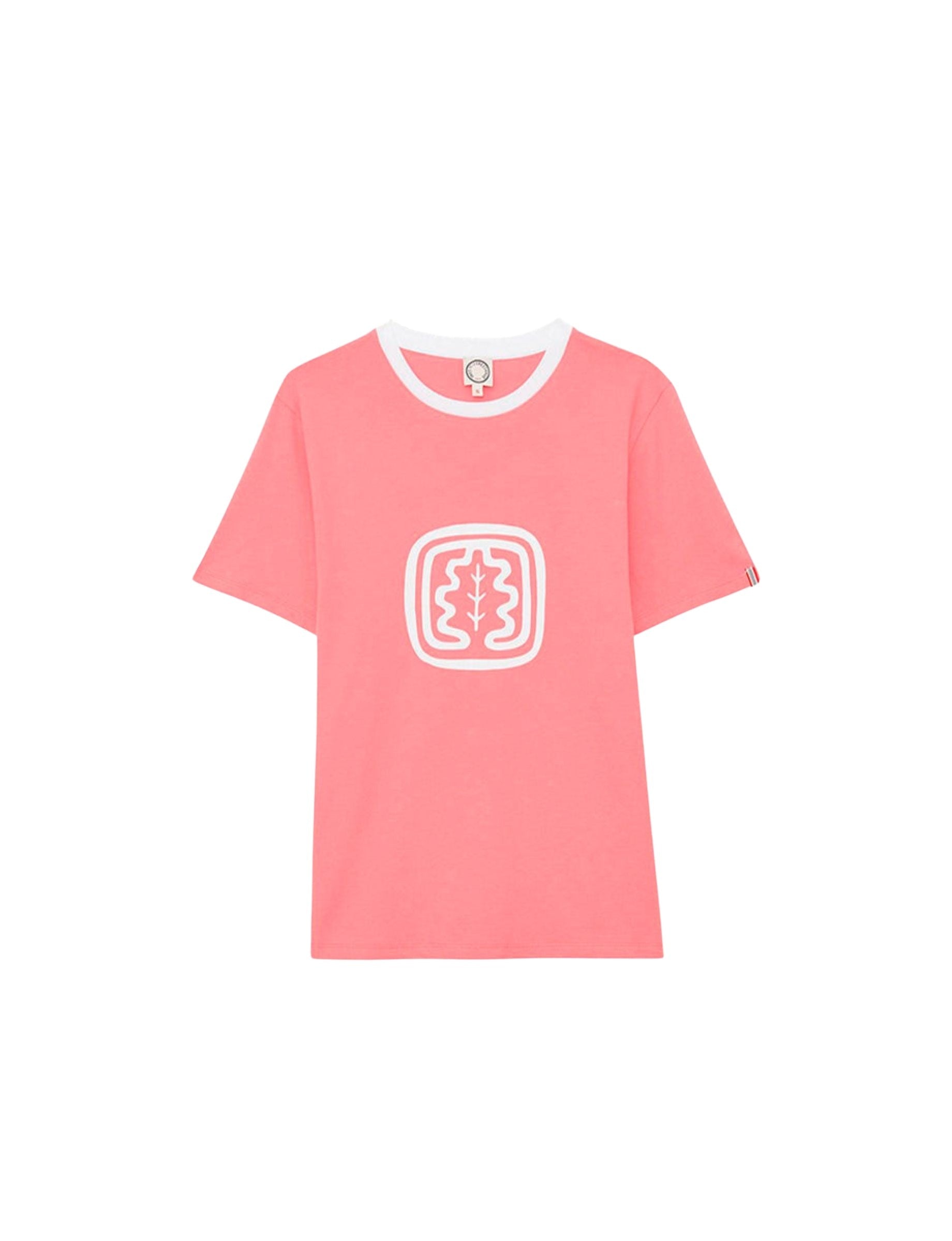 7qty RELIQUAT 20€ 0%  / T-shirt Oscar bicolore - Pink