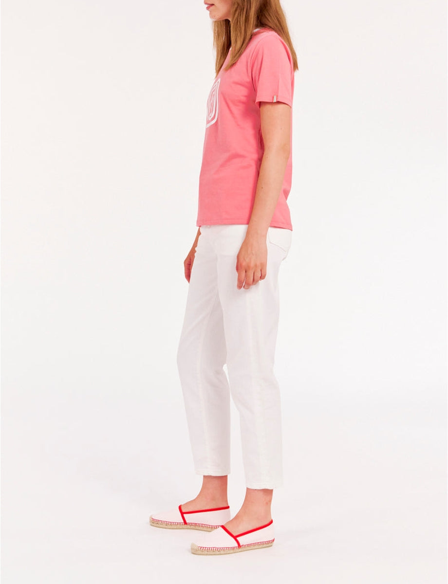 7qty RELIQUAT 20€ 0%  / T-shirt Oscar bicolore - Pink