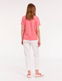 7qty RELIQUAT 20€ 0%  / T-shirt Oscar bicolore - Pink
