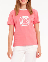 7qty RELIQUAT 20€ 0%  / T-shirt Oscar bicolore - Pink