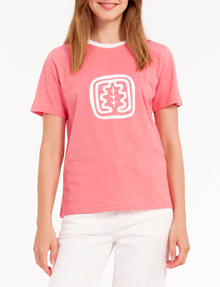 7qty RELIQUAT 20€ 0%  / T-shirt Oscar bicolore - Pink
