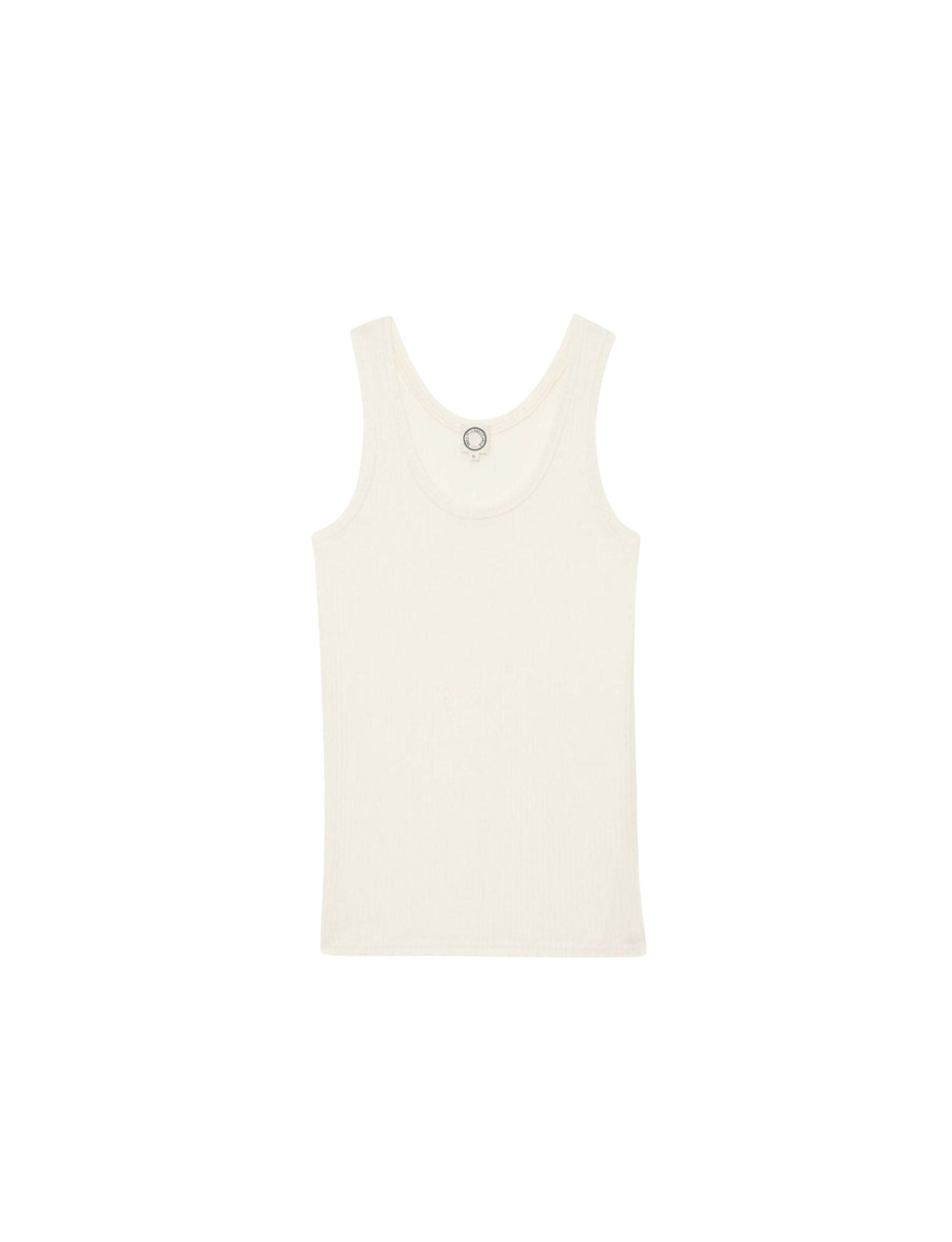 1qty RELIQUAT 20€ 60%  / Débardeur moulant Amélie - Ivory