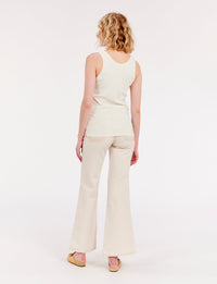 1qty RELIQUAT 20€ 60%  / Débardeur moulant Amélie - Ivory