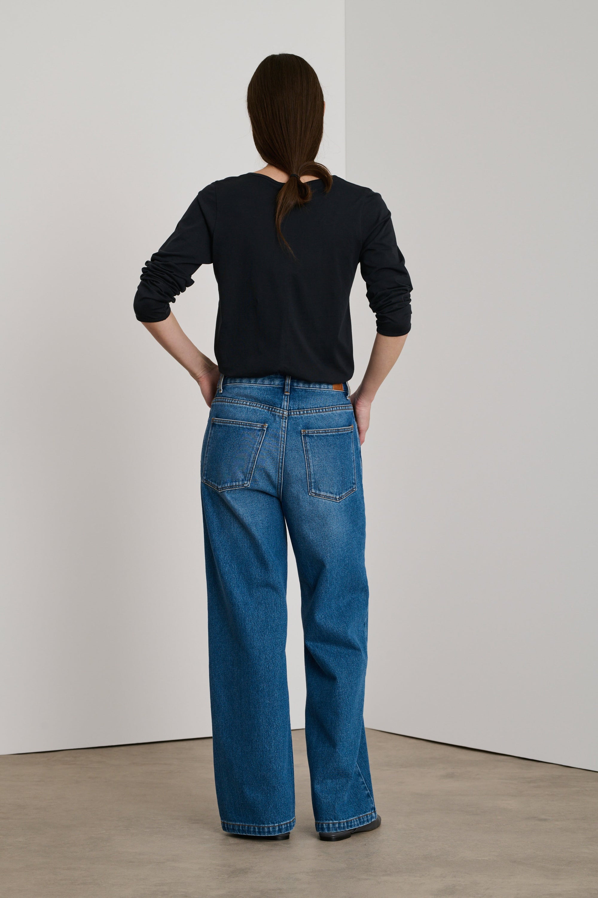 NOIR TSHIRT MANCHES LONGUES AURELIA